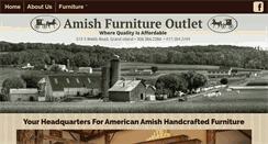 Desktop Screenshot of amishfurnitureoutletinc.com